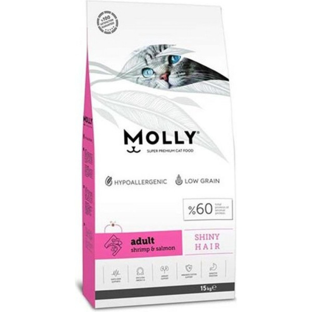 Molly Karidesli ve Somonlu Yetişkin Kedi Maması 15 Kg Evcil Hayvan Ürünleri Fiyatı