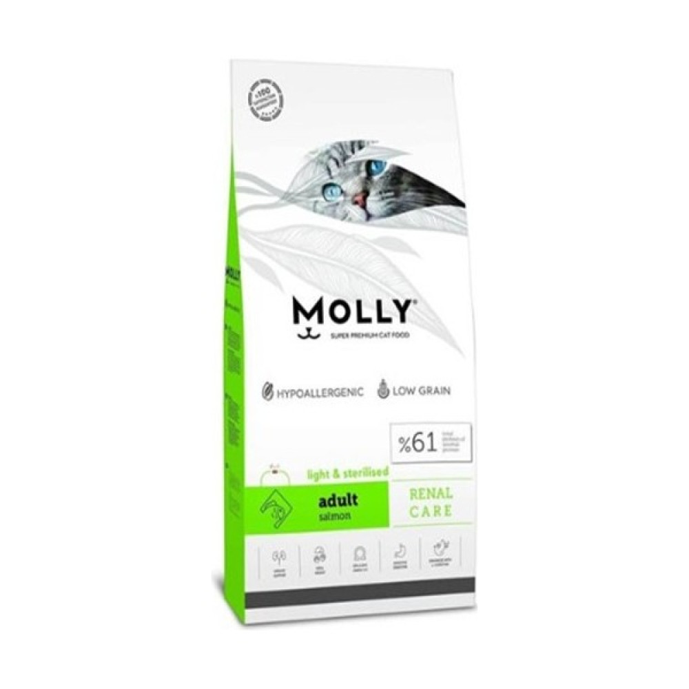 Molly Light & Sterilised Somonlu Kısır Kedi Maması 2 kg Evcil Hayvan Ürünleri Fiyatı