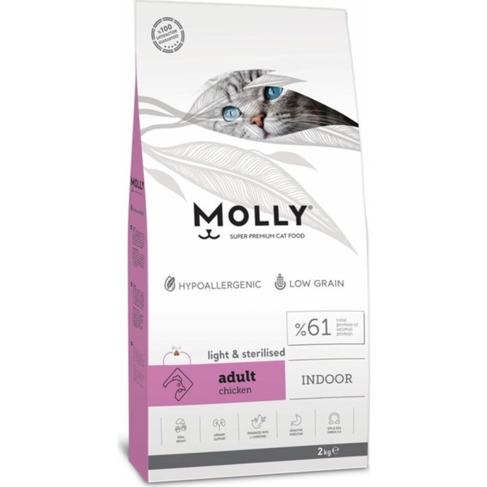 Molly Lıght&ster.tavuklu Kedi Maması 2 kg Evcil Hayvan Ürünleri Fiyatı