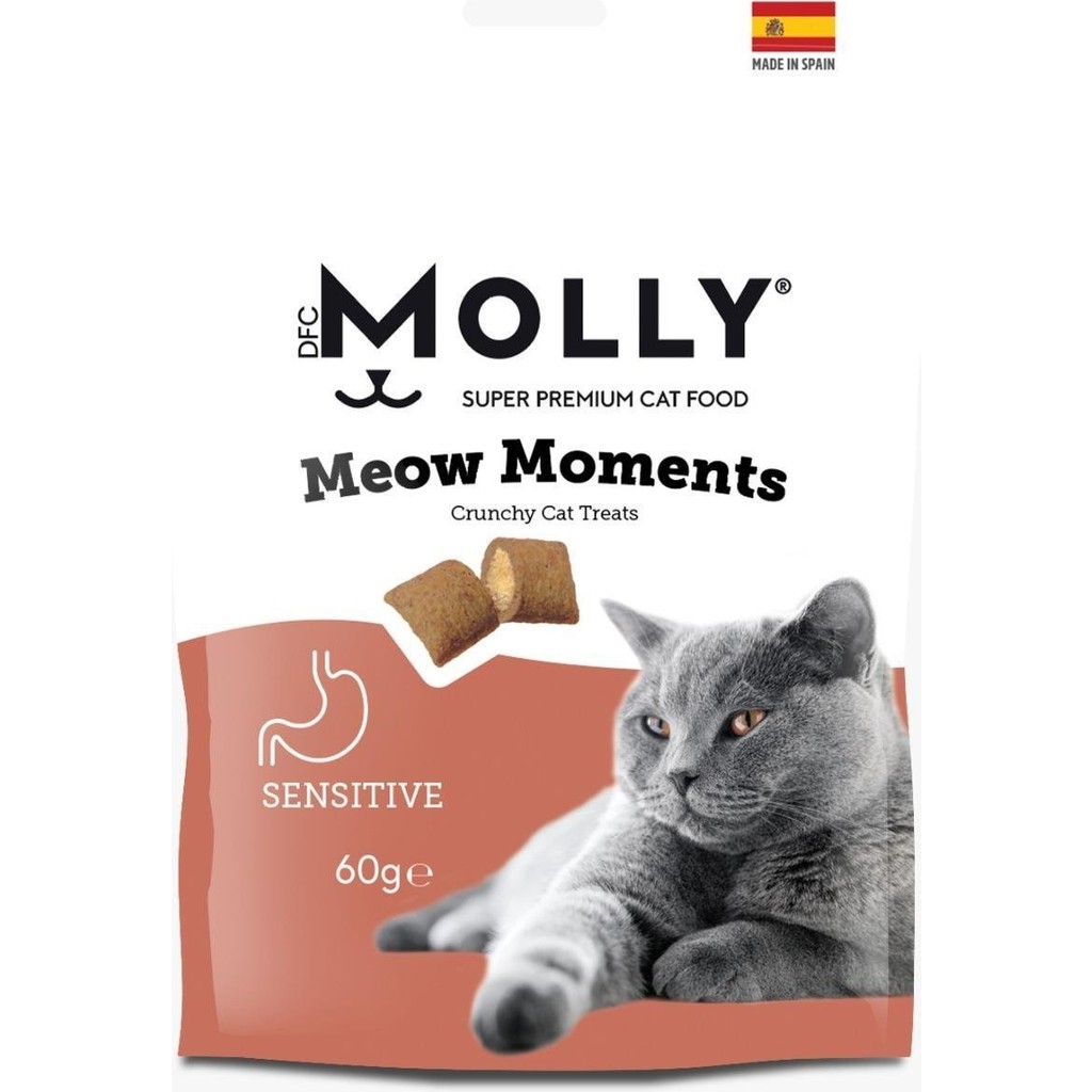 Molly Meow Moments Hassas Kediler Için Kedi Ödül Maması (Sensitive) 60 gr Evcil Hayvan Ürünleri Fiyatı