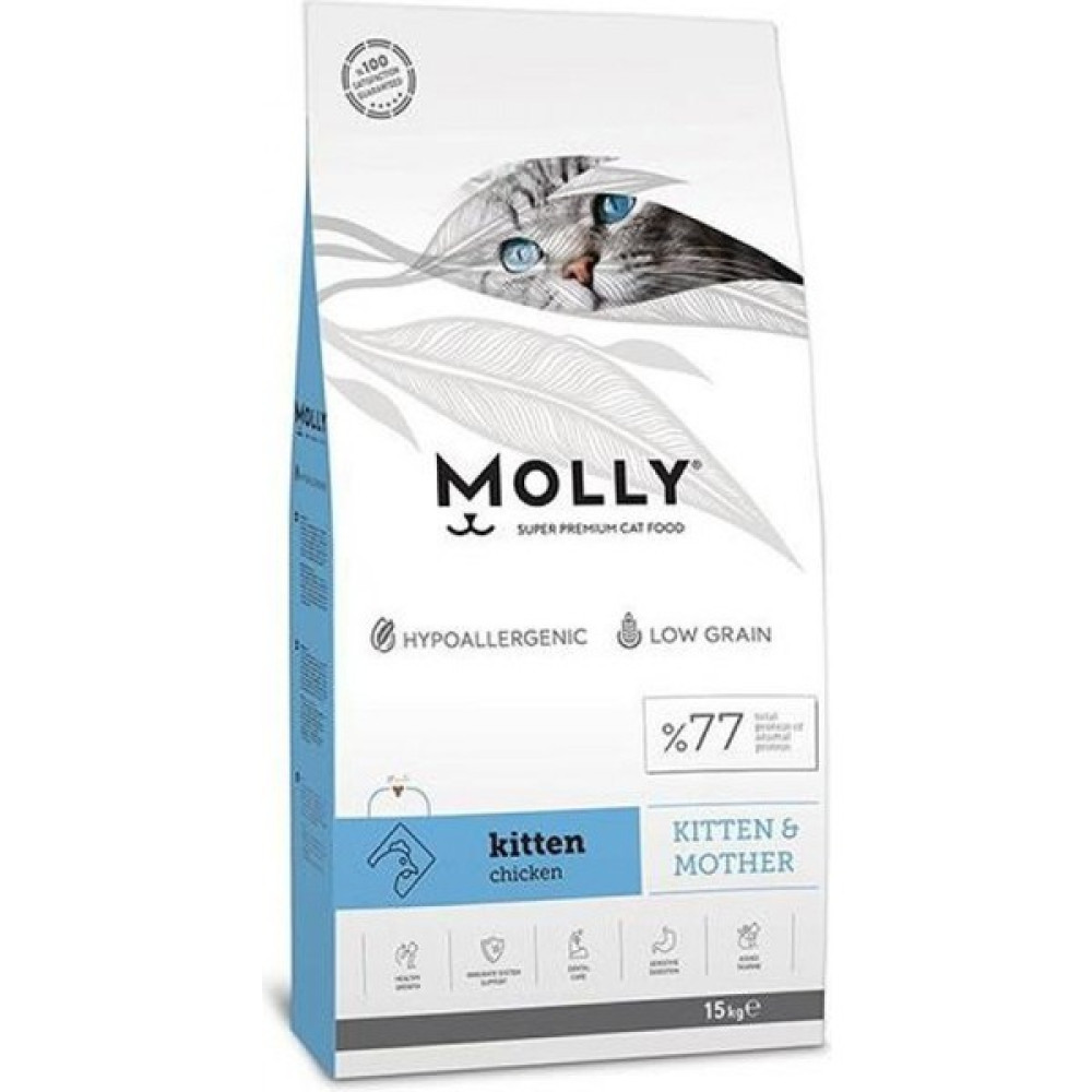 Molly Yavru Kedi Maması Tavuklu 15 Kg Evcil Hayvan Ürünleri Fiyatı