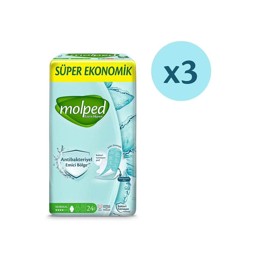 Molped Extra Hijyen Normal Süper Avantaj Paketi 72 Adet Hijyenik Pedler ve Tamponlar Fiyatı