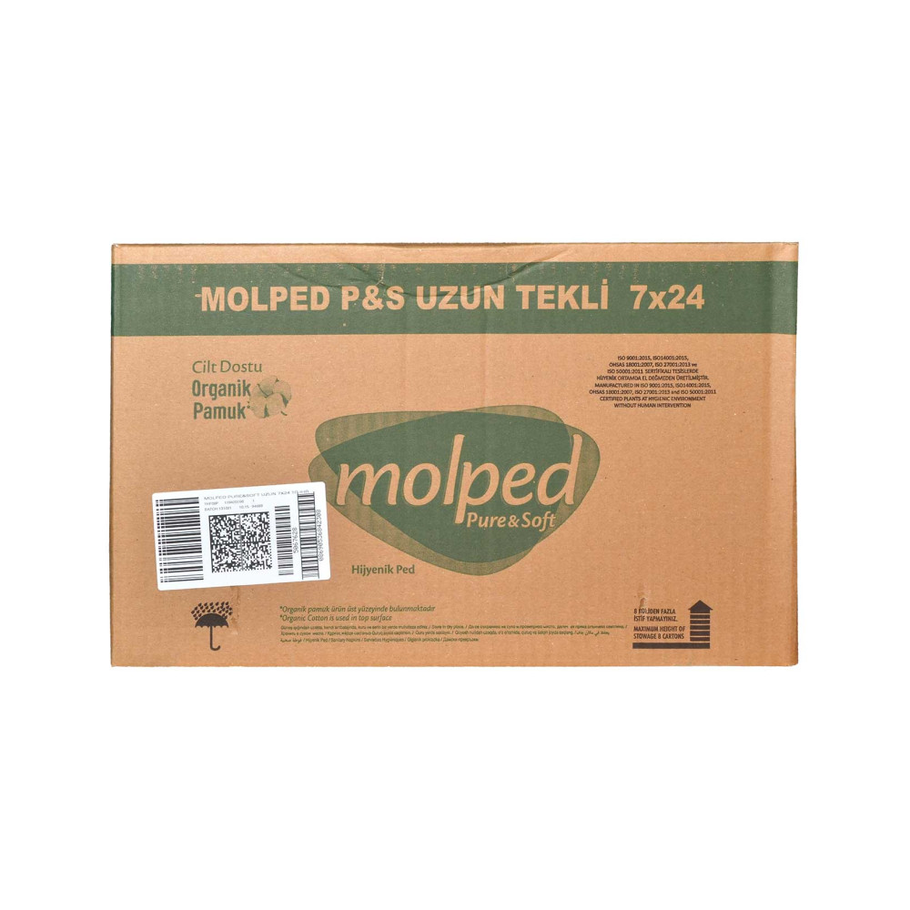 Molped Hijyenik Ped Pure&Soft 7'li Uzun