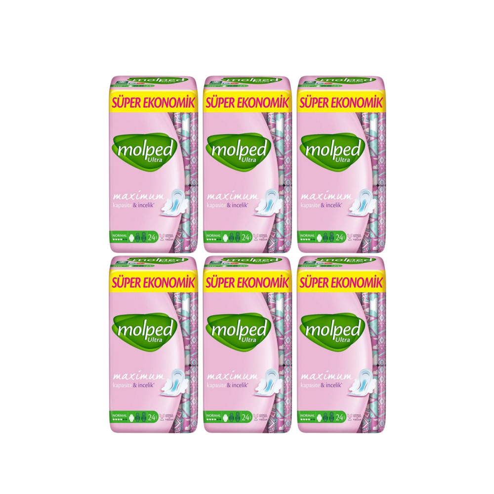 Molped Ultra Süper Ekonomik 24lü Normal X 6 Paket Hijyenik Pedler ve Tamponlar Fiyatı