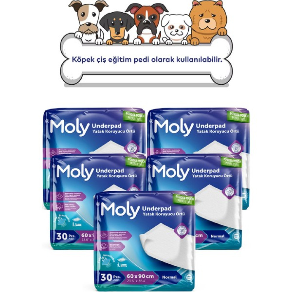 Moly Köpek Çiş Eğitim Pedi 150'li Evcil Hayvan Ürünleri Fiyatı