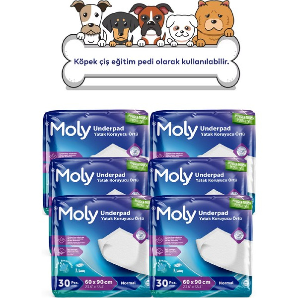 Moly Köpek Çiş Eğitim Pedi 180'li Evcil Hayvan Ürünleri Fiyatı