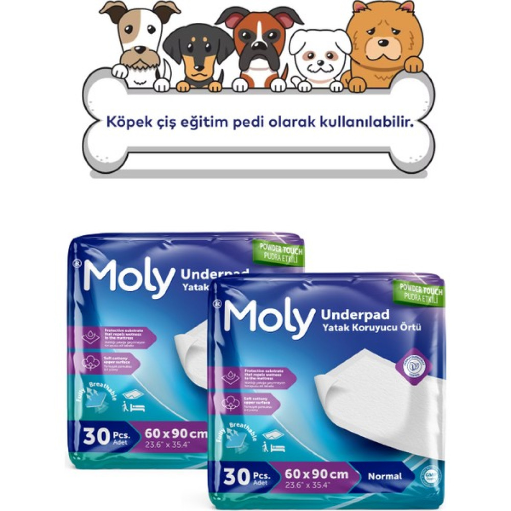 Moly Köpek Çiş Eğitim Pedi 60'lı Evcil Hayvan Ürünleri Fiyatı