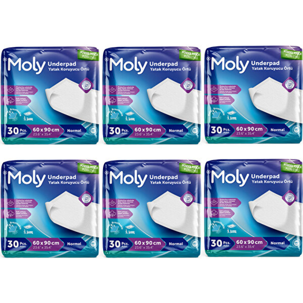 Moly Yatak Koruyucu Örtü 60 x 90 cm 180'li Alez / Yatak Koruyucu Fiyatı