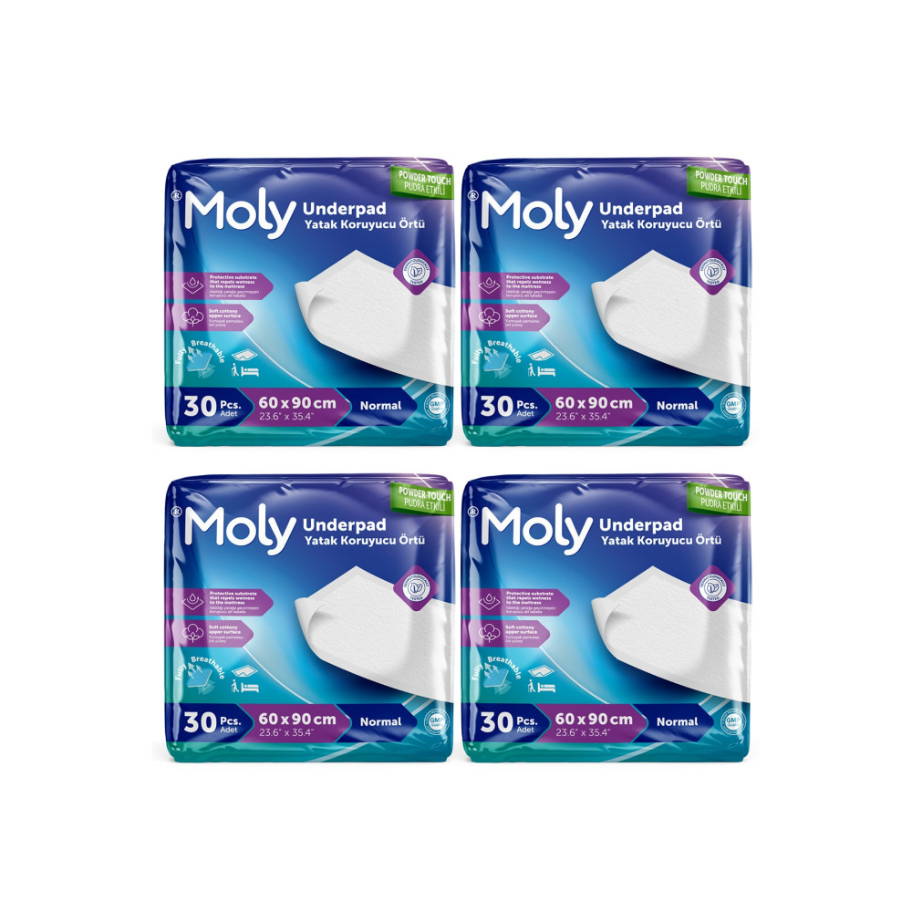 Moly Yatak Koruyucu Örtü 60x90 cm 120li Sağlık Fiyatı