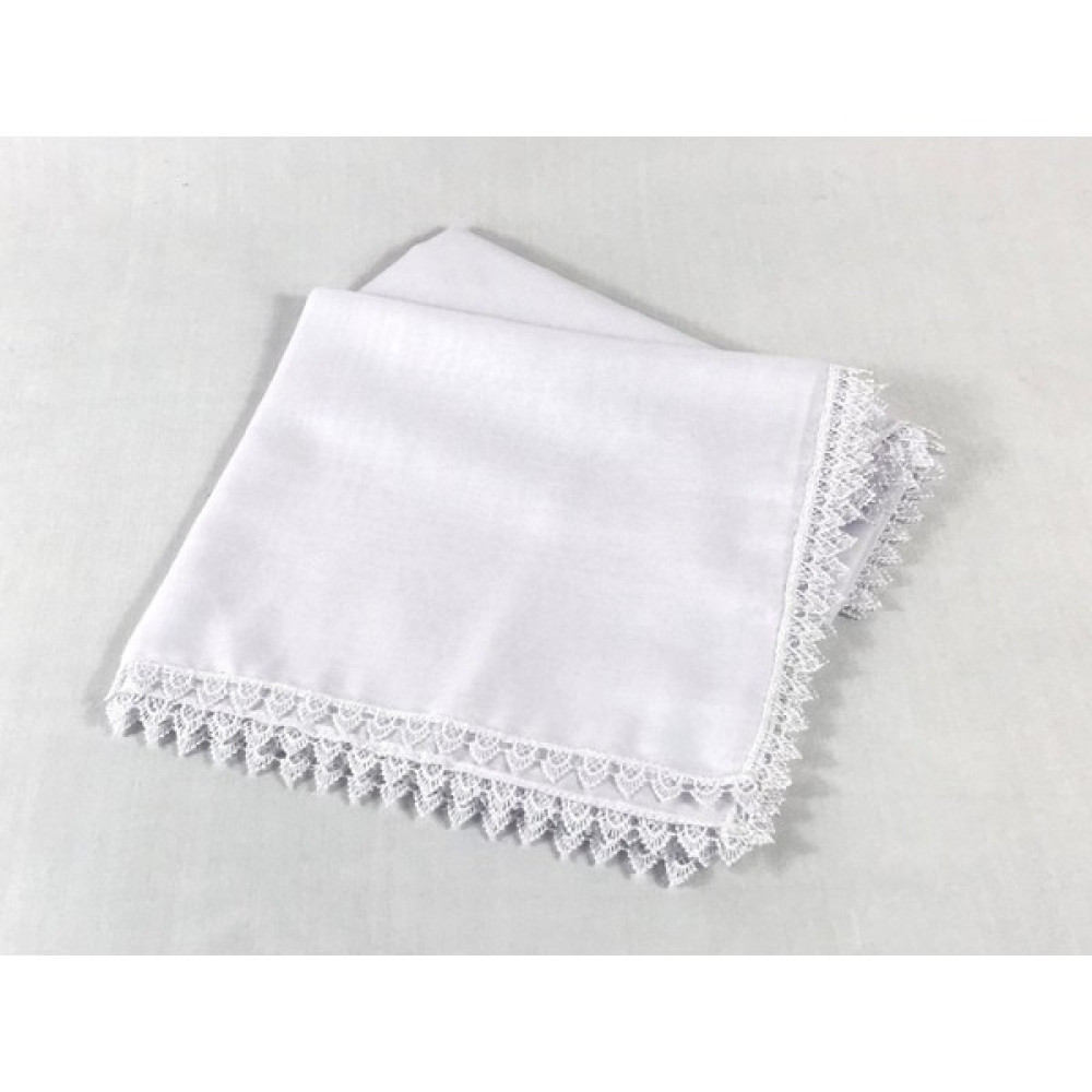Mom Collection Güpürlü Kendinden Desenli Kare Örtü Tülbent Yazma Beyaz Şal / Fular & Eşarp Fiyatı
