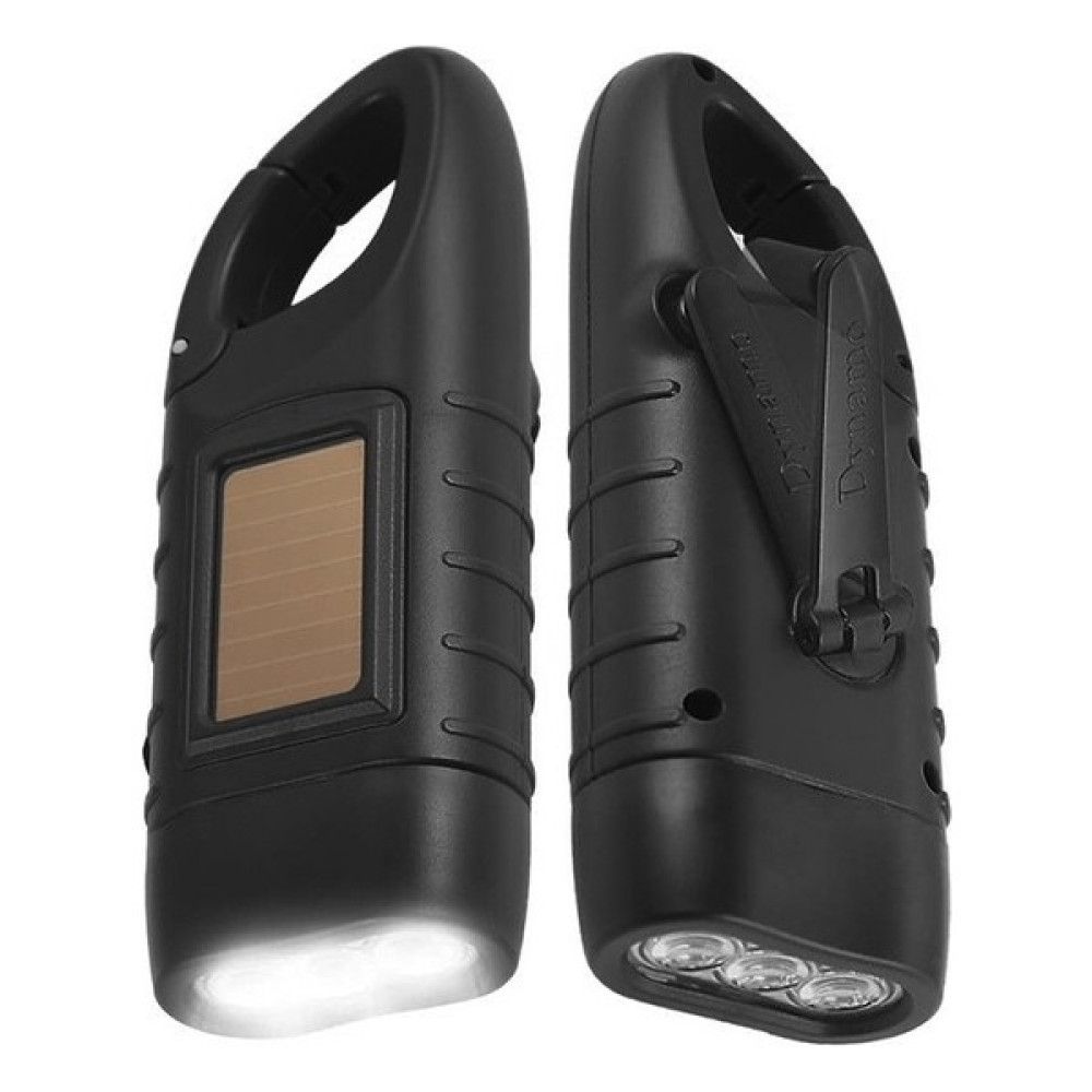 Mom Outdoor Güneş El Feneri Acil LED El Krank Güç Dağcılık Kamp Lambası (Yurt Dışından) - Siyah Oto Boyaları Fiyatı
