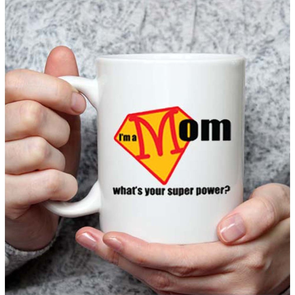 Mom – What Is Your Super Power? Anneye Kupa Bardak Fincan / Bardak / Kahve Takımı Fiyatı