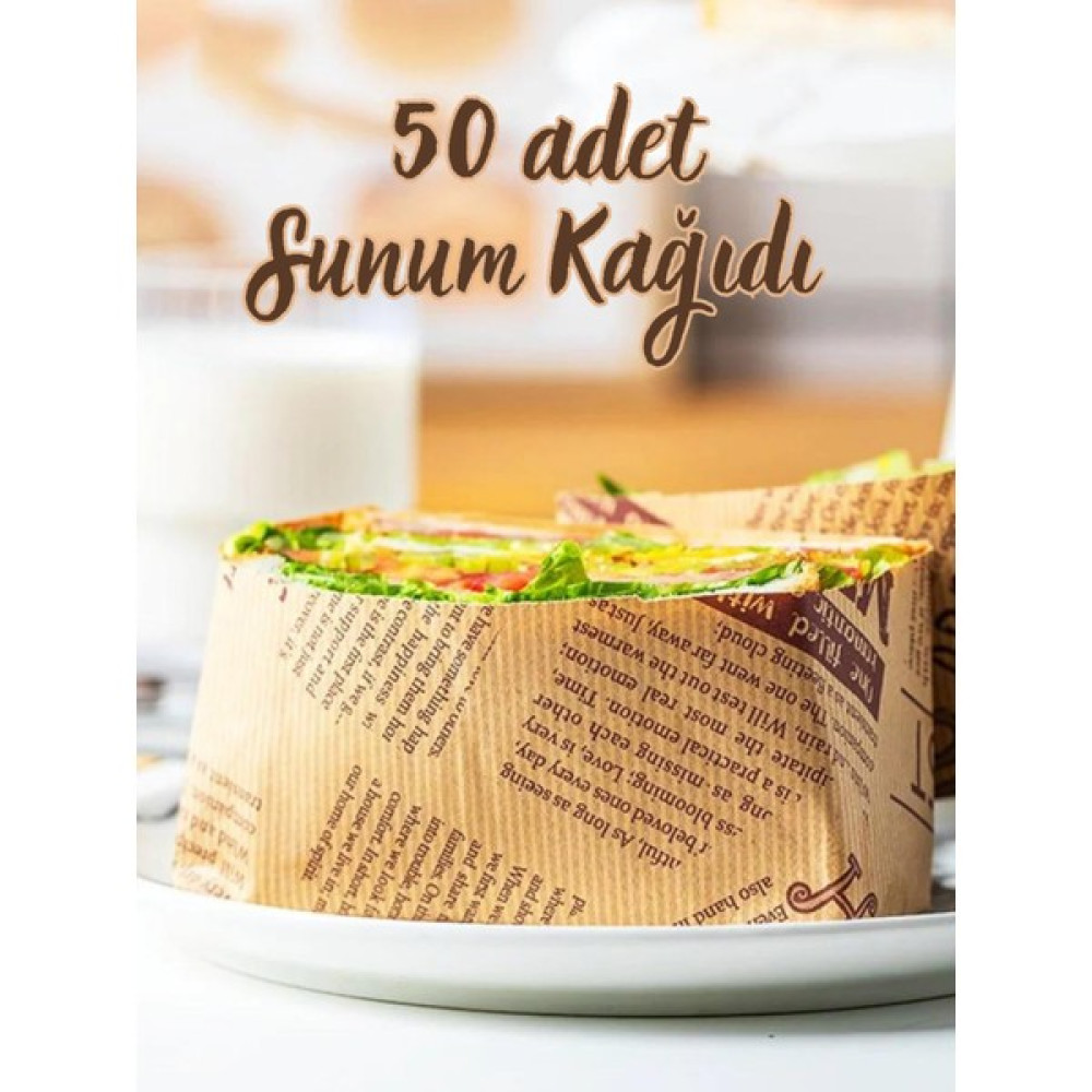 Mom Yoyu Kendinden Desenli Yağlı Kağıt | 50 Adet Vintage Gazete Desen Sunum Kağıdı | Vintage Yağlı Kağıdı - kahverengi Oto Boyaları Fiyatı