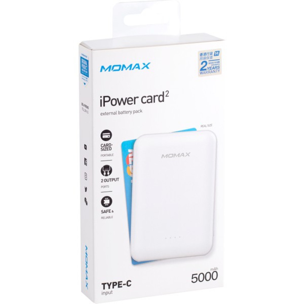 Momax Ipower Card2 5.000 Mah Powerbank Taşınabilir Şarj Cihazı - Powerbank Fiyatı