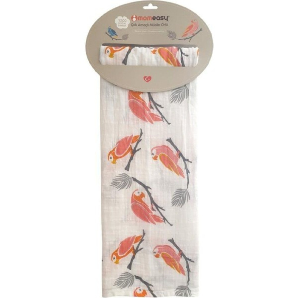 Momeasy 100*120 Pembe Papağan Tekli Örtü Beslenme Çantası Fiyatı
