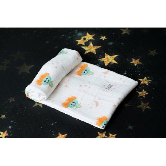 Momeasy 100x120 cm Başak Burcu Tekli Müslin Battaniye