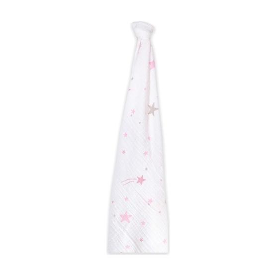 Momeasy Tekli 100x120 cm Pembe Yıldız Müslin Örtü Bebek Alt Açma Örtüsü Fiyatı