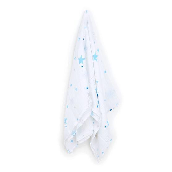 Momeasy Tekli 100x120 cm Pembe Yıldız Müslin Örtü