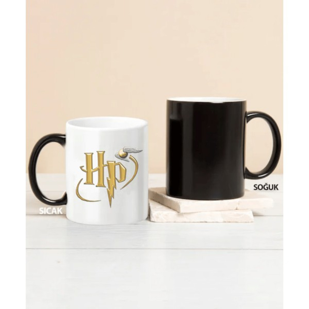 Momentumstore Harry Potter Baskılı Sihirli Kupa - Baskılı Kupa 3 Fincan / Bardak / Kahve Takımı Fiyatı