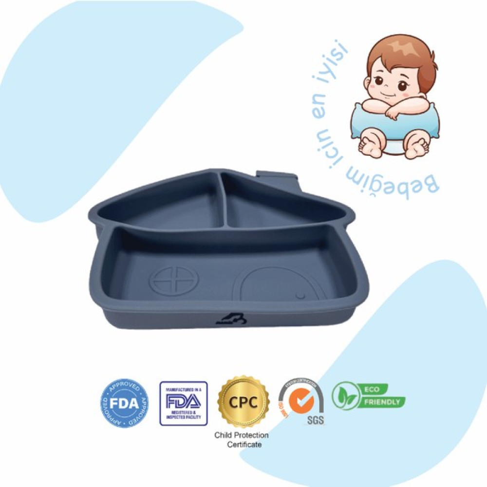 Momia Bebek Silikon Beslenme Mama Tabağı - Sağlıklı ve Renkli! - Mavi Oto Boyaları Fiyatı