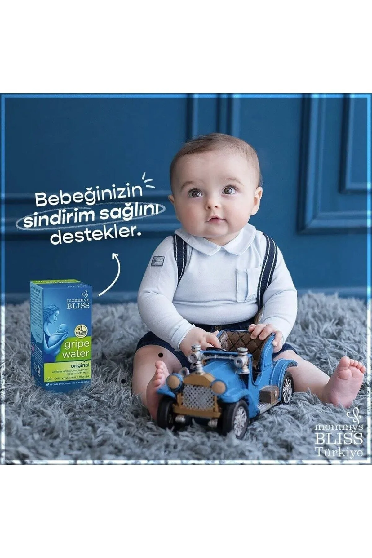 Mommys Bliss Gripe Water Original Bebek Gaz Damlası 120 ml - Zencefil & Rezene Gaz Kolik Bebekler" Bebek Bakım Fiyatı