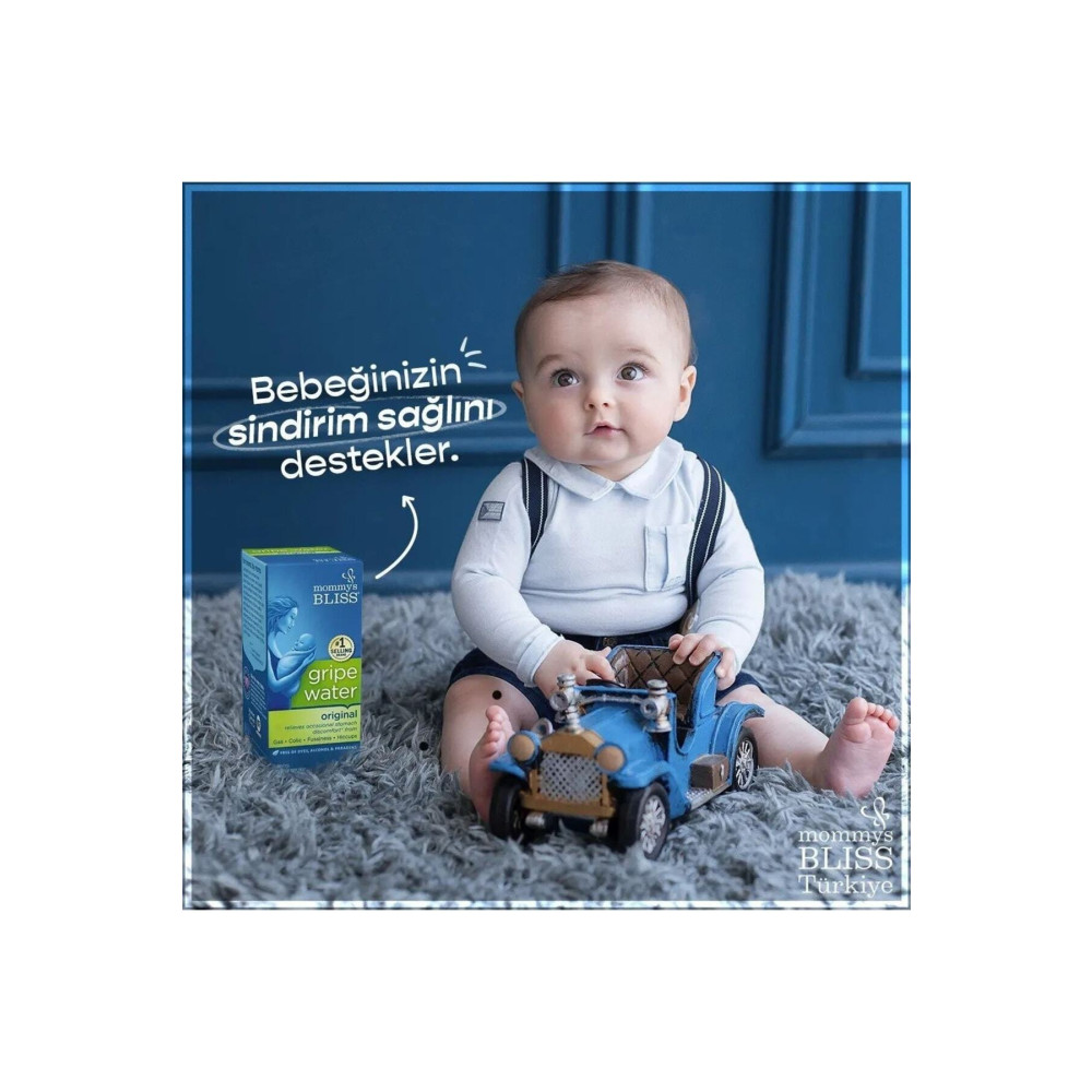 Mommys Bliss Gripe Water Original Bebek Gaz Damlası 120 ml - Zencefil & Rezene Gaz Kolik Bebekler Bebek Bakım Fiyatı