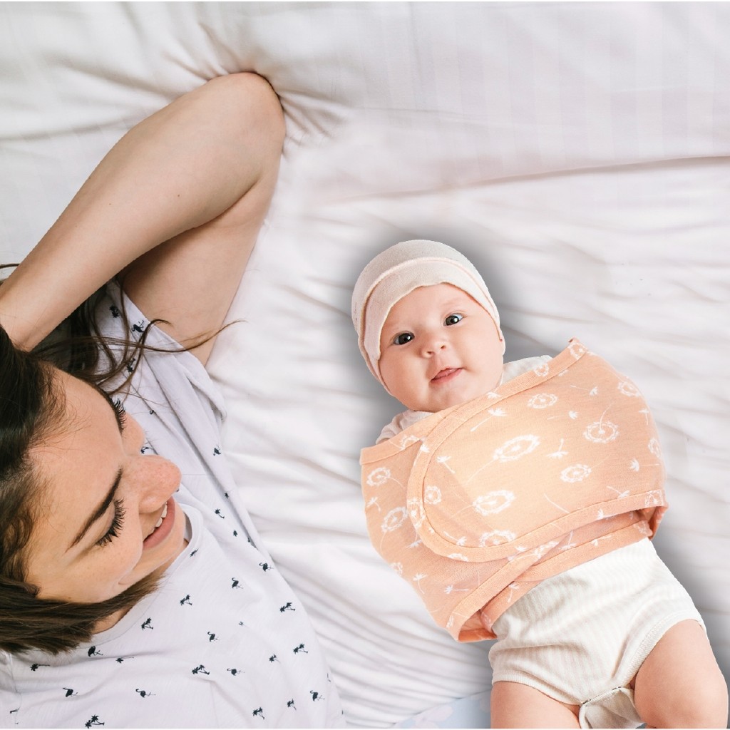 Mommyslab 0-4 Ay Yeni Sezon Desenli Renkli % 100 Pamuk Hazır Yarım Kuşak Kundak Kemer (Oeko Tex Cıf Belgeli) - Somon Diğer Fiyatı