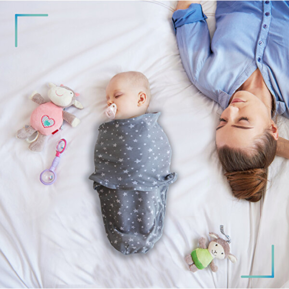 Mommyslab Yeni Sezon 0-4 Ay Desenli Renkli Cırtlı Hazır Bebek Kundak - Pamuk Kundak %100 Pamuk Bebek Kundağı Fiyatı