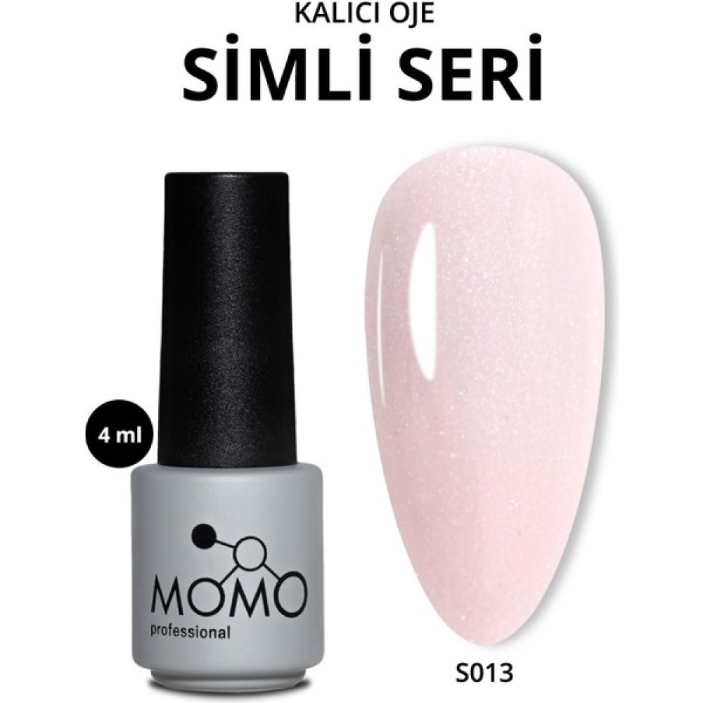 Momo Professional Kalıcı Oje S013 Simli Uçuk Pembe 4 ml Oje Fiyatı