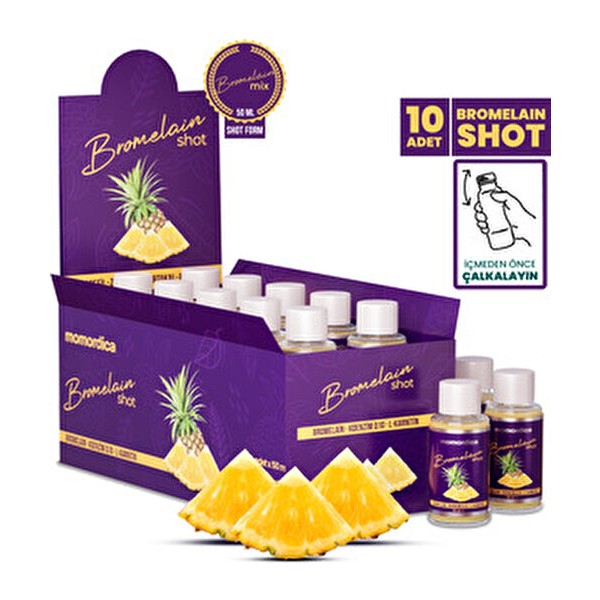 Momordica Bromelain Mix Shot 50 ml - 10 Adet Diğer Fiyatı