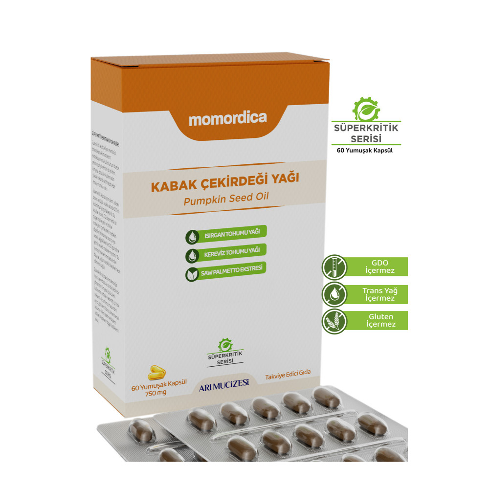 MOMORDİCA Kabak Çekirdeği Yağı Yumuşak Kapsül Sağlık Fiyatı