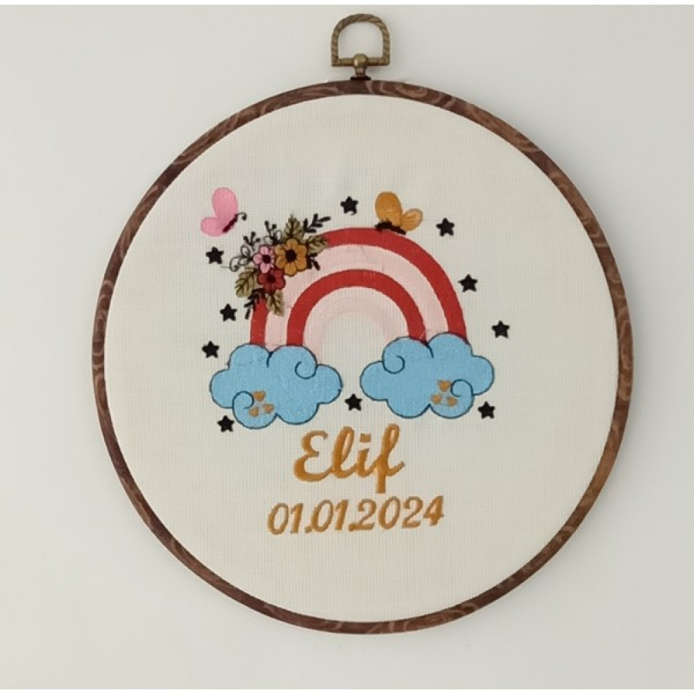 Moms And Babies Çocuk Odası Kapı Süsü Duvar Süsü Isme Özel Doğum Tarihli Bebek Odası Hediyesi - 25 x 25 - Antrasit Bebek Odası Duvar Süsü Fiyatı