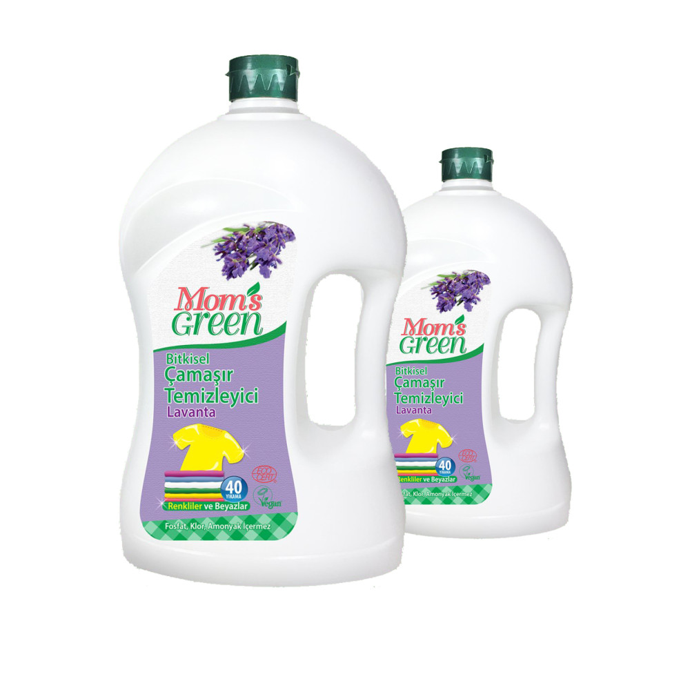 Moms Green 2li Set Bitkisel Çamaşır Deterjanı Lavanta 1500 Ml*2 Çamaşır Deterjanı Fiyatı