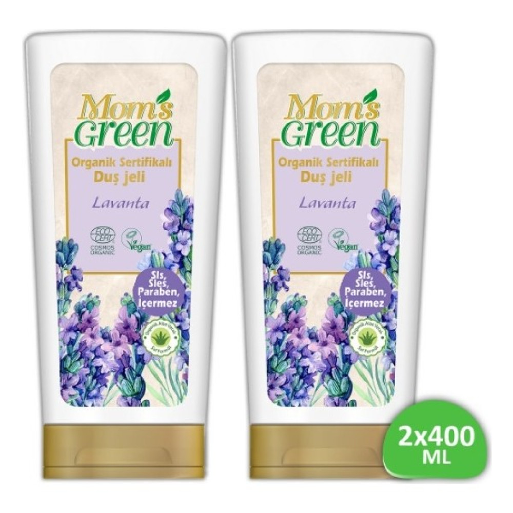 Mom's Green 2'li Set Duş Jeli - Lavantalı 400 +400ML Duş Jelleri ve Banyo Köpükleri Fiyatı