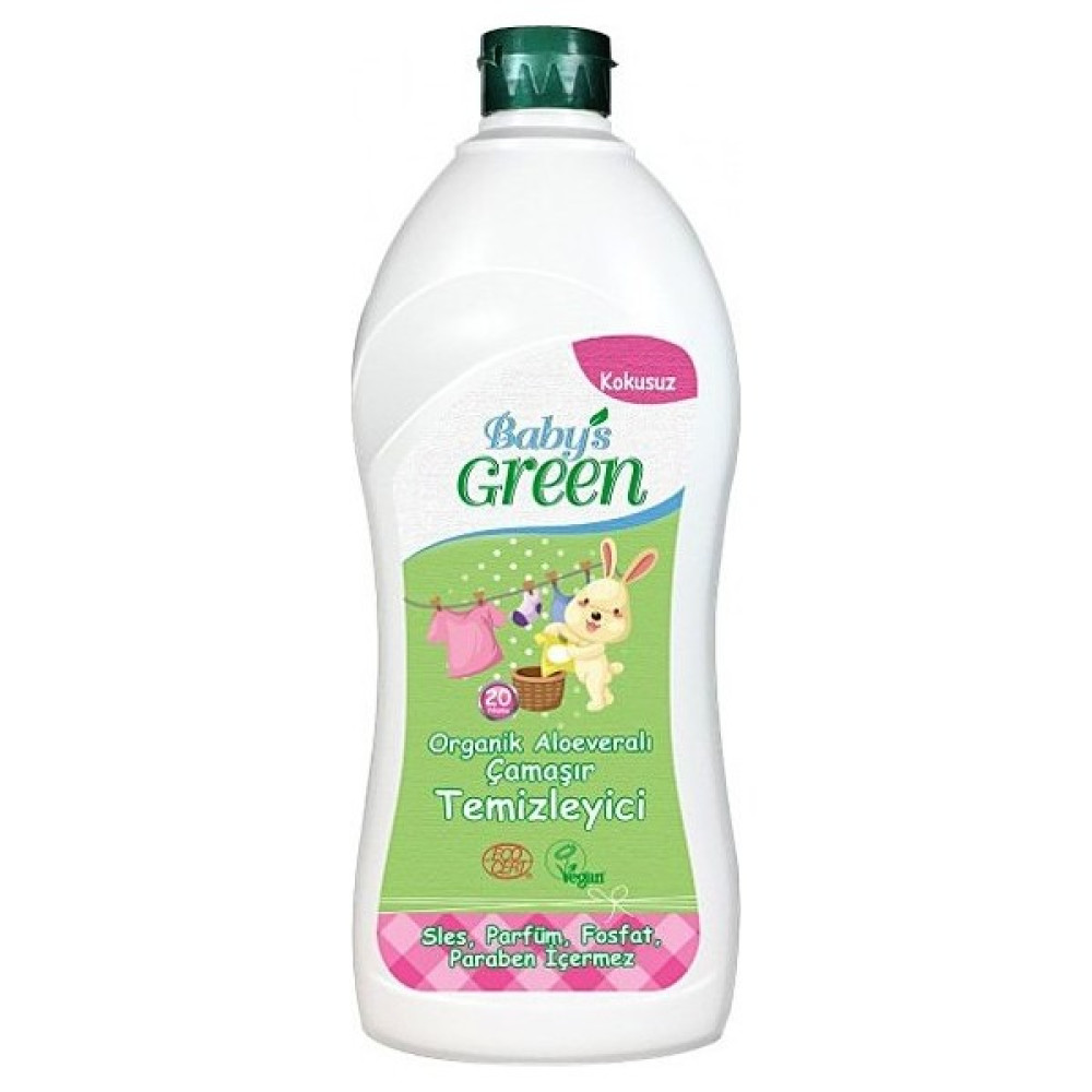 Mom's Green Baby's Green Organik Çamaşır Temizleyici - Kokusuz - 1 lt Çamaşır Deterjanı Fiyatı