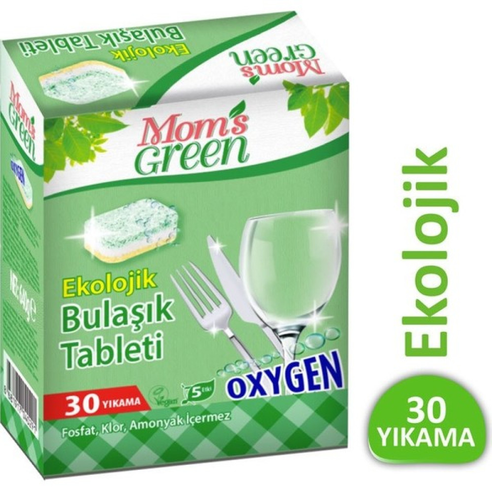 Mom'S Green Bitkisel Bulaşık Makinesi Tableti - 30 Adet Bulaşık Yıkama Fiyatı