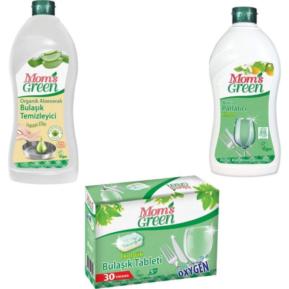 Mom's Green Ecologic Bulaşık Temizleme Seti Bulaşık Yıkama Fiyatı