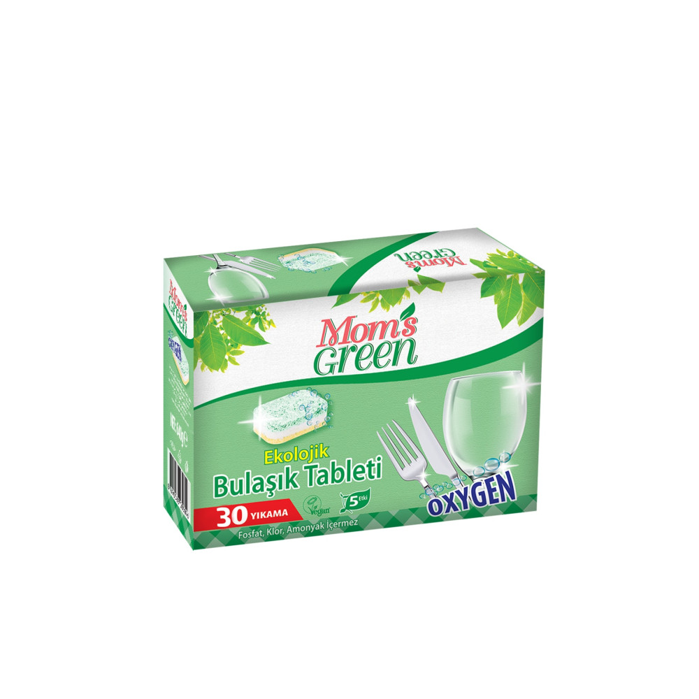 Moms Green Ekolojik Bulaşık Makinesi Deterjanı 30 Tablet Bulaşık Yıkama Fiyatı