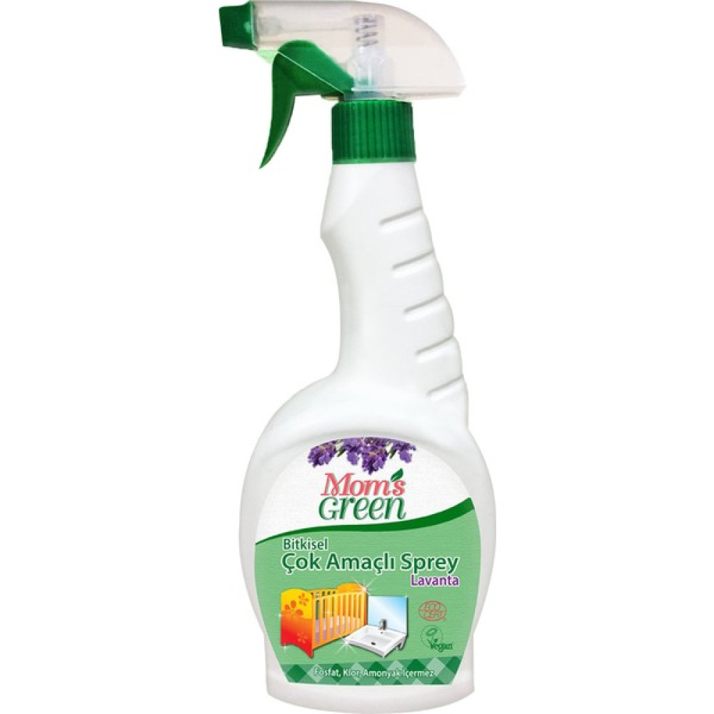 Mom's Green Lavantalı Bitkisel Çok Amaçlı Sprey 750 ml Temizlik Malzemeleri Fiyatı