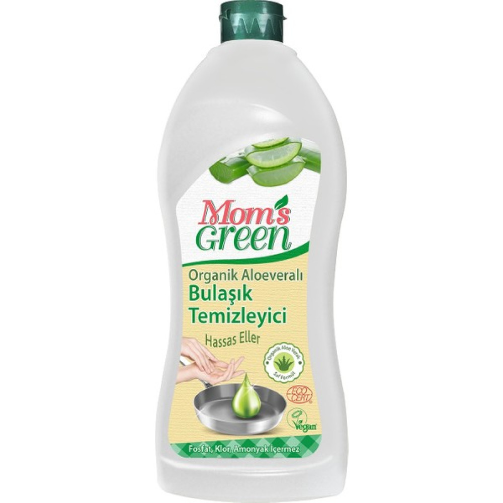 Mom's Green Mom's green Organik Aloe Veralı Elde Bulaşık Deterjanı - Eco Bulaşık Yıkama Fiyatı