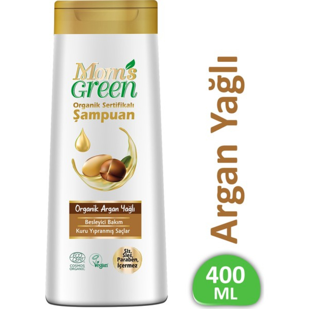 Mom's Green Organik Argan Yağlı Şampuan 400 ml Şampuan ve Saç Kremi Fiyatı