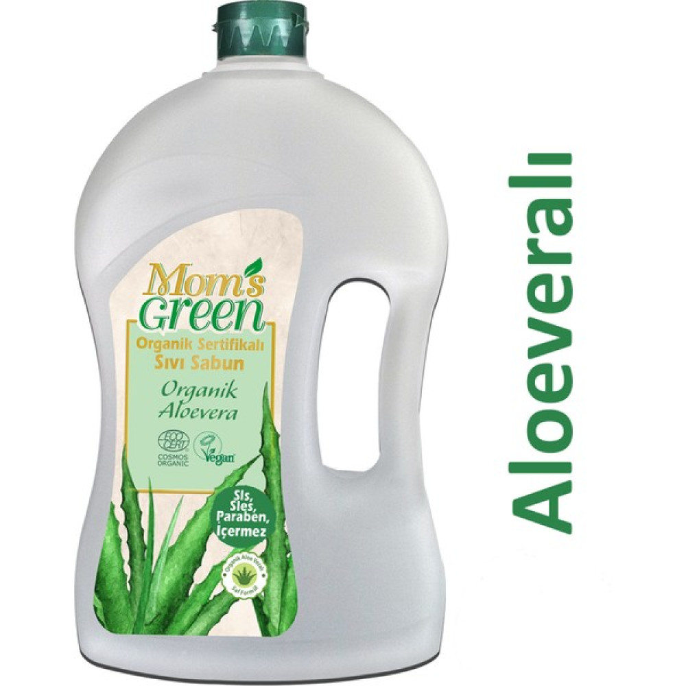 Mom's Green Organik Sertifikalı Sıvı Sabun - Organik Aloeveralı 1500 ml Ecocert Cosmos Sertifikalı El Bakımı Fiyatı