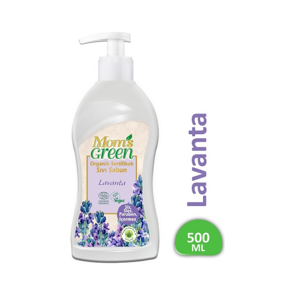 Mom's Green Sıvı Sabun - Lavanta 500 ml Ecocert Cosmos El Bakımı Fiyatı