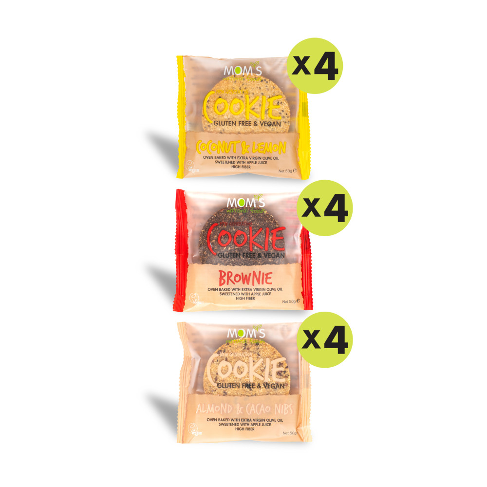 Moms Natural Foods 12li Mix Glutensiz COOKIES Kahvaltılık Gevrek Fiyatı