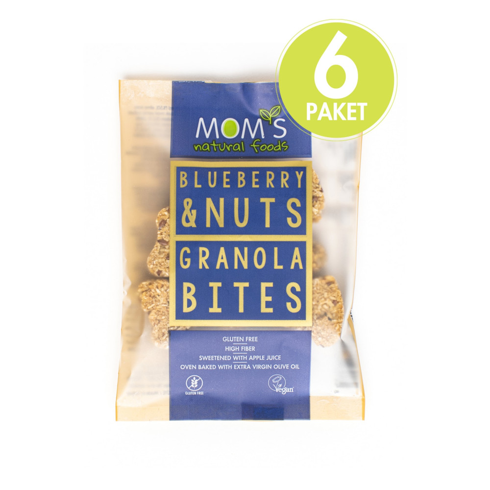 Moms Natural Foods 6lı Glutensiz YABAN MERSİNİ Granola BITE Kahvaltılık Gevrek Fiyatı