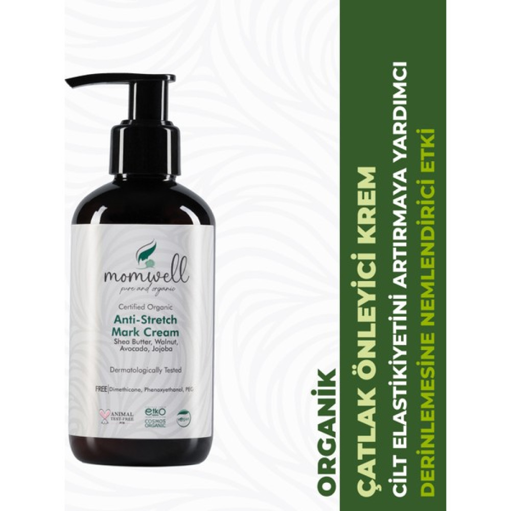 Momwell Organik Cilt Çatlak Önleyici Krem 200ML Hamilelik ve Emzirme Fiyatı