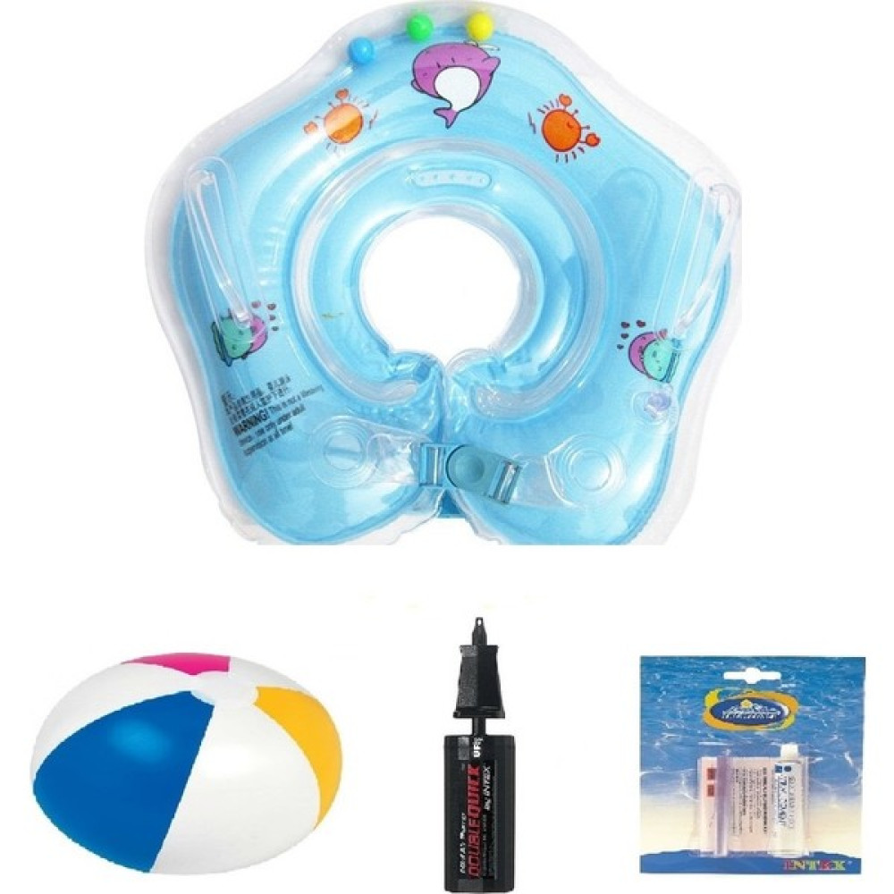 Momz Bebek Yüzme Boyun Simidi Mavi Tatil Seti Açık Hava, Deniz ve Spor Oyuncakları Fiyatı