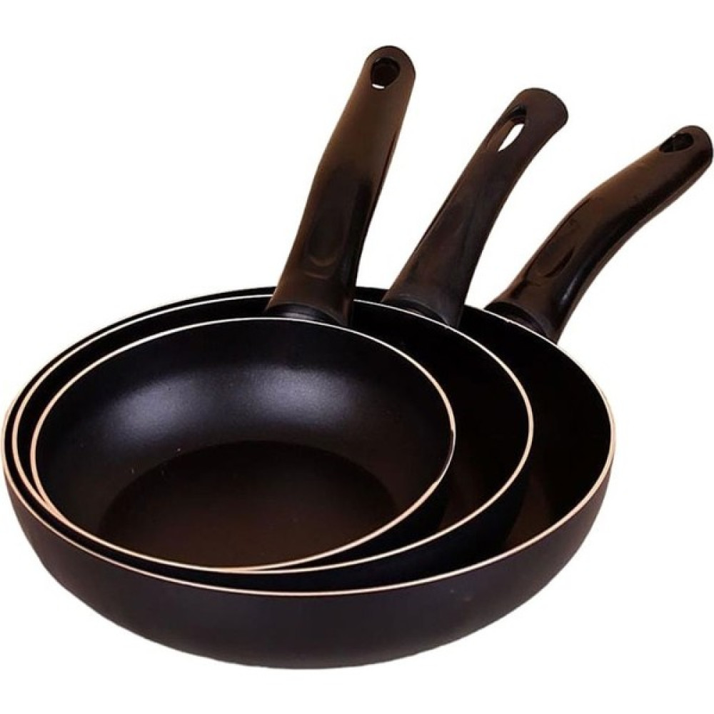 Mona Cookware 3'lü Tava Seti 20 cm + 24 cm + 28 cm Siyah Tavalar Fiyatı