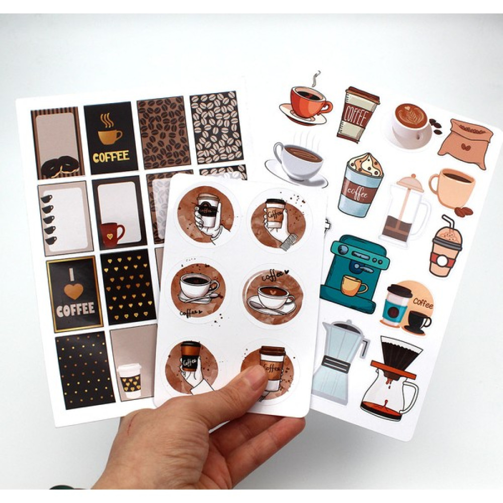 Mona Craftist Kahve Temalı Sticker Seti Diğer Fiyatı