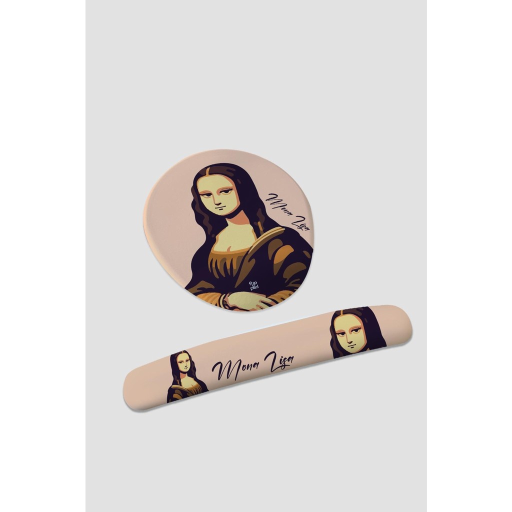 Mona Lisa Bilek Destekli Mousepad ve Klavyepad Mouse Pad Fiyatı